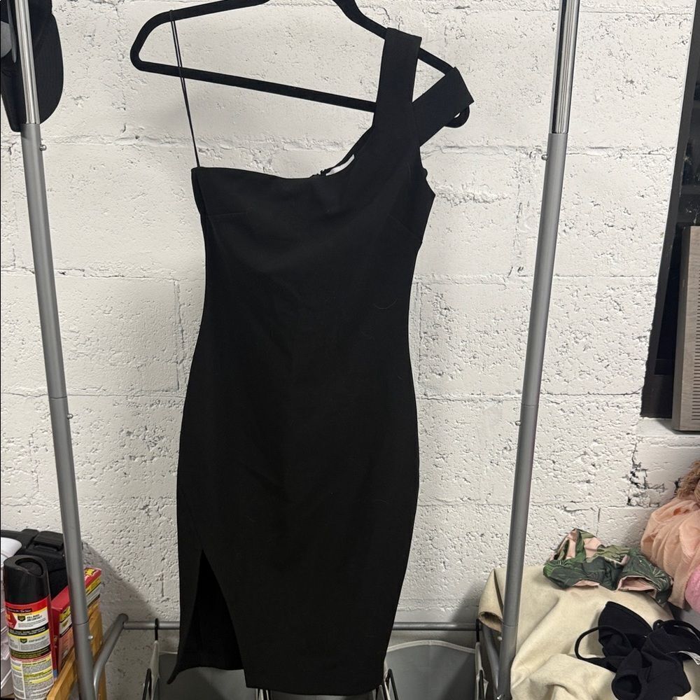 Elegant Black One-Shoulder Dress LIKELY - Brand New NWOT - Size 0 Packard Dress